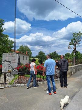 Komisija na terenu; Vir: Občina Sežana